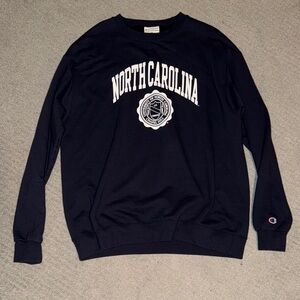 Champion Navy North Carolina Men's Sweater
